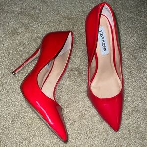 Red Steve Madden Heels